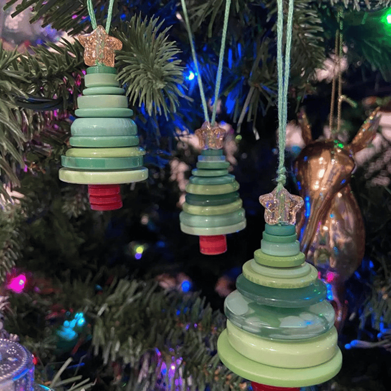 Buy 1 Get 1 Free DIY Button Ornament Kits