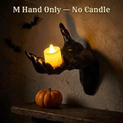 Gothic Hand Wall Candle Holders – Halloween Decor