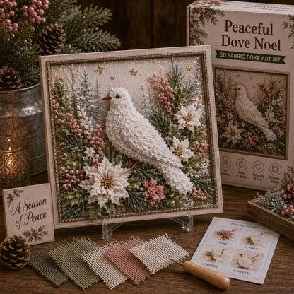 Premium 3D Christmas Fabric Poke Art Kit