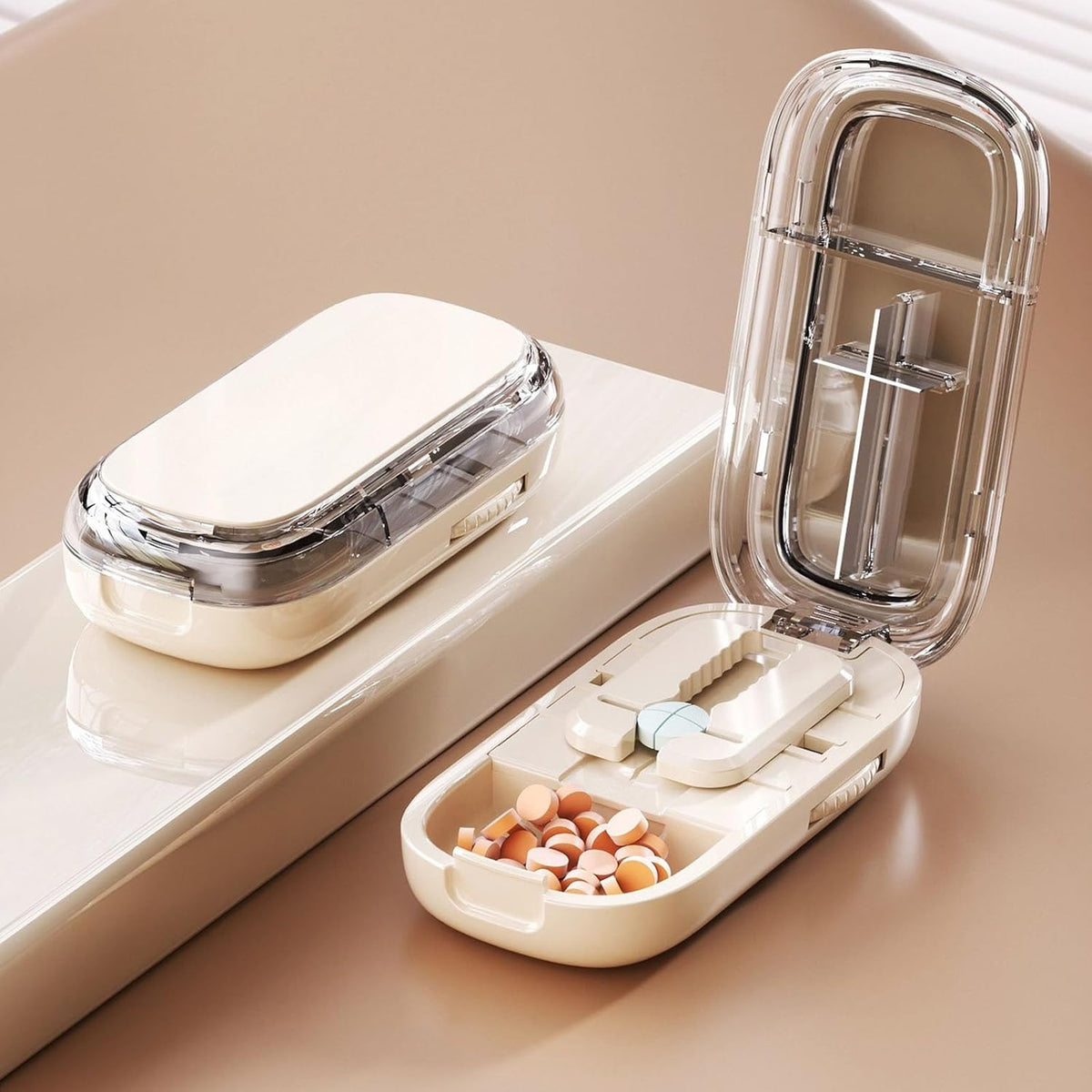 Portable Pill Cutter and Splitter for Multiple Pills