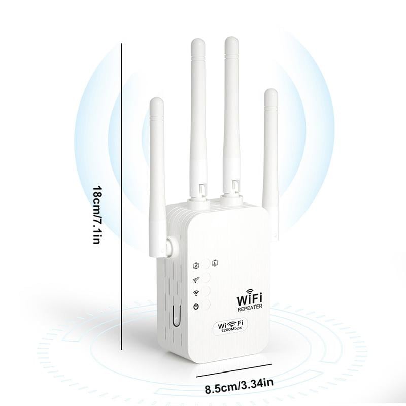 While Supplies Last 30% OFF! Dead Zones? Gone for Good! 1200Mbps WiFi Extender – Covers 10,000 sq.ft & 50 Devices.