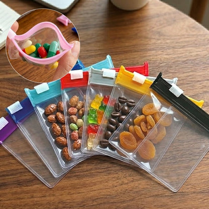 Self-Sealing Zip Storage Bags for Travel & Daily Organization