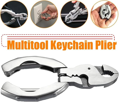 (Early Christmas Sale - 49% OFF) Titanium Alloy 9-in-1 Multitool with Screwdrivers, Pliers - Compact EDC Gadget Gift for Men
