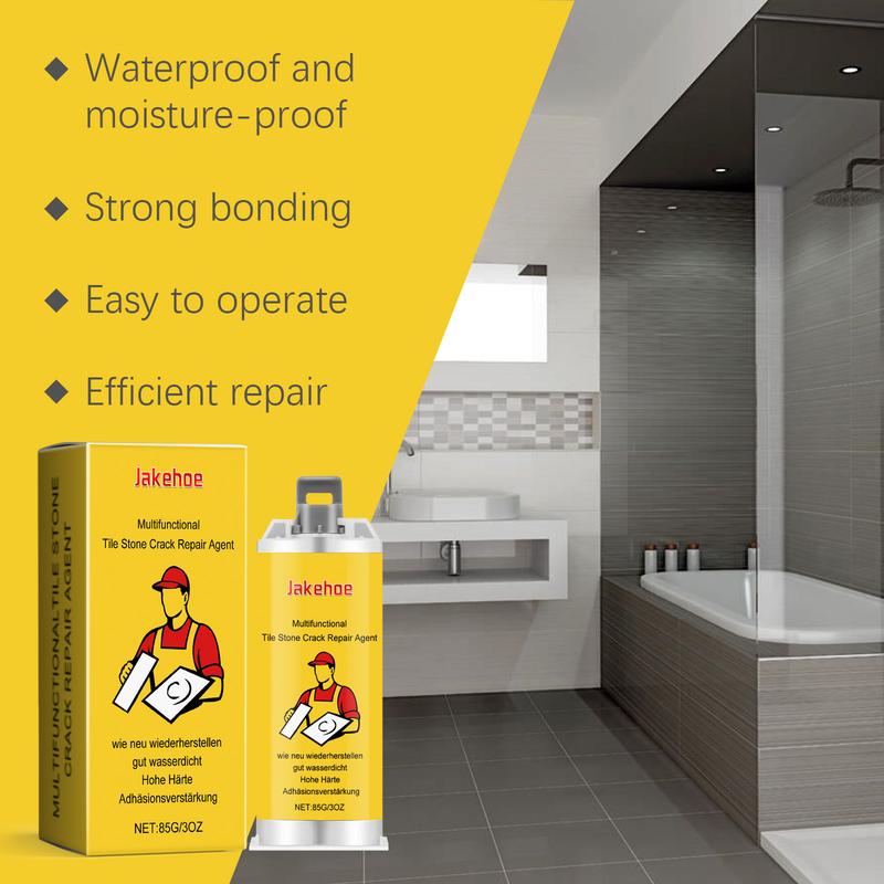 Quick-Drying Tile Repair Glue - Complete Tool Kit for DIY – Fix Cracks Permanently in Minutes!