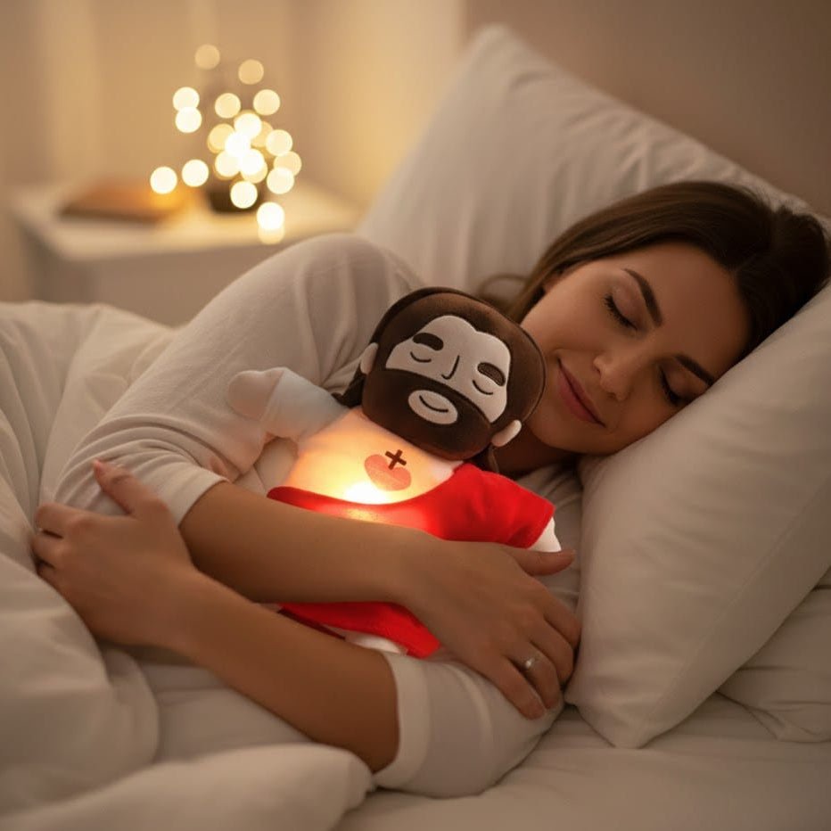 FAITHREST – Soothing Jesus Plush Toy for Peaceful Sleep