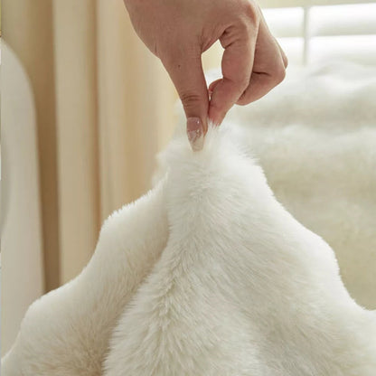 Plush Faux Fur Recliner Slipcover