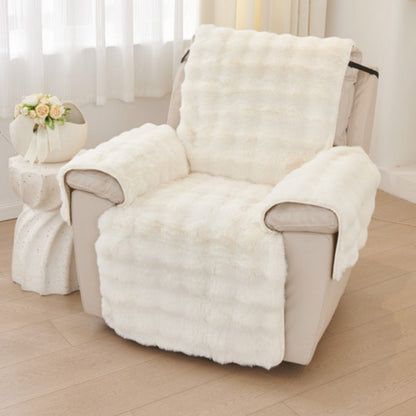 Plush Faux Fur Recliner Slipcover