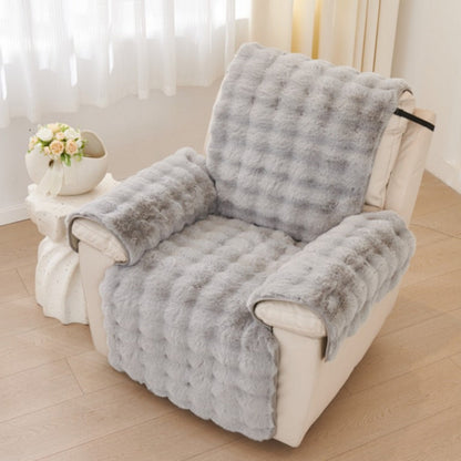Plush Faux Fur Recliner Slipcover