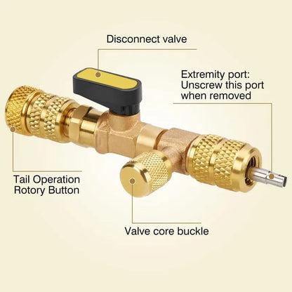 50% OFF Today | Professional AC Valve Core Tool Kit | Essential for Automotive A/C Maintenance