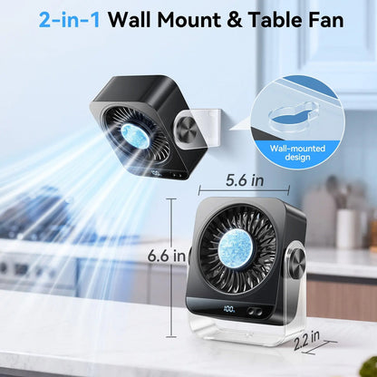 Hot Sale 50% OFF | Turbo Desk Cooling Fan | Ultra-Quiet Airflow with Digital Display