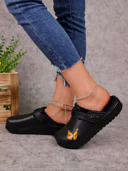 Women's Butterfly Print EVA Slippers