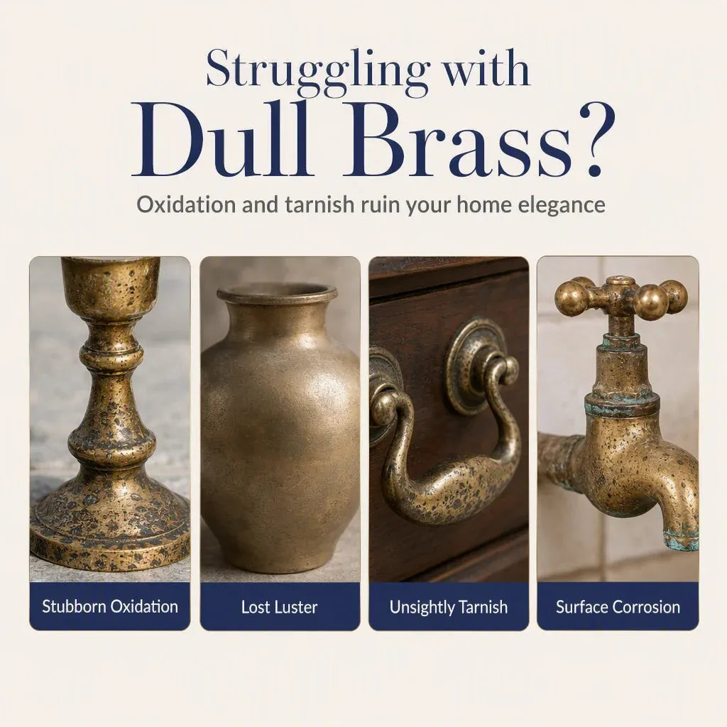 TARNISHED BRASS? FIX IT FAST! Polish & Cleaner – Removes Oxidation, Restores Shine, Gentle on Surfaces – Easy Application!