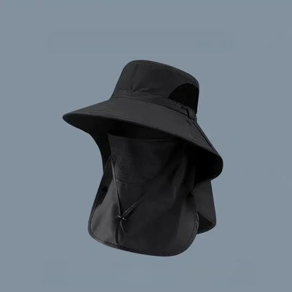 Detachable Outdoor Fishing Face Covering Neck Protection Sun Hat