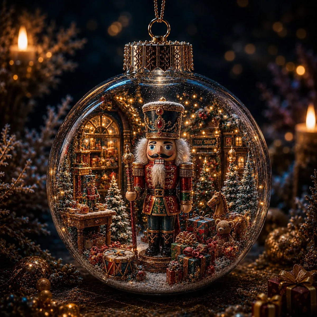 Christmas Scene Globe Ornament Collection | Perfect Christmas Tree Decorations