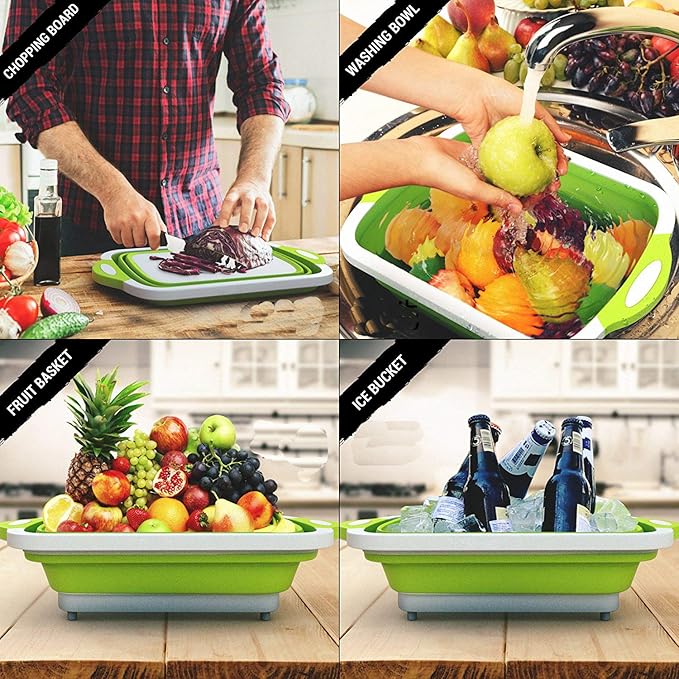 BBQ & Meal Prep Tub | Collapsible Prep Tub