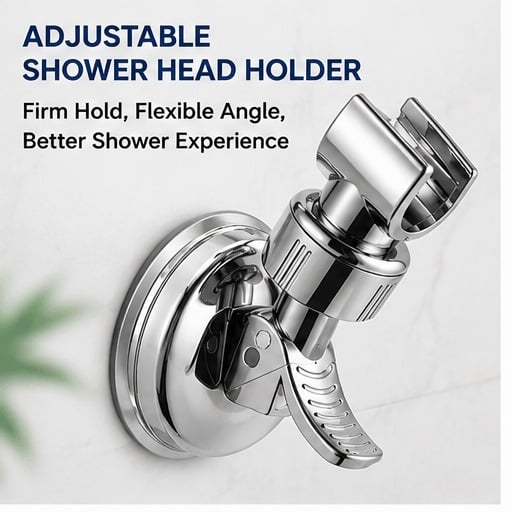 Hot Sale 49% OFF | Adjustable Shower Head Holder Set | No-Drill Suction Mount (2PCS)