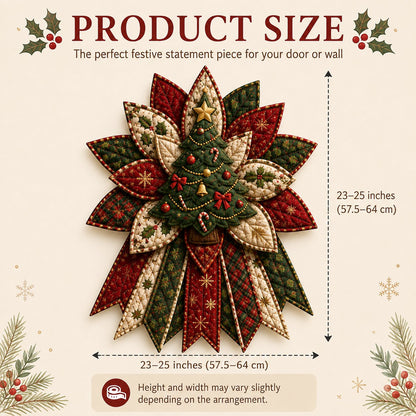 Beginner-Friendly Oversized Christmas Character Quilted Door Hanger Sewing Kit | Complete Kit with All Tools & Step-by-Step Guide Included