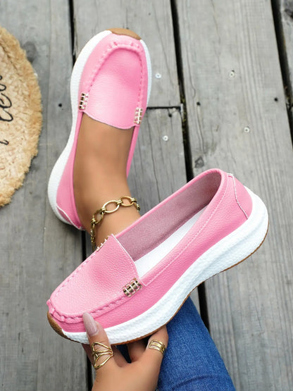 Women's Loafers – Chunky Sole, Wedge, Wide Fit
