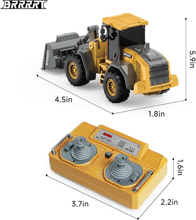 1:64 Premium Alloy Mini RC Construction Set