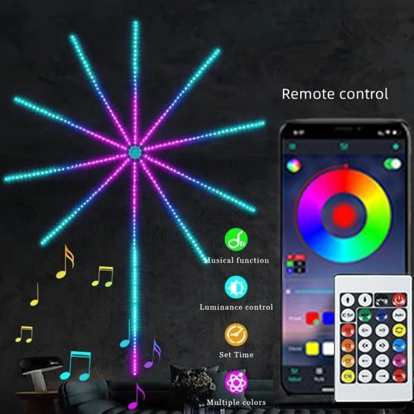 Exploding Star LED String Lights