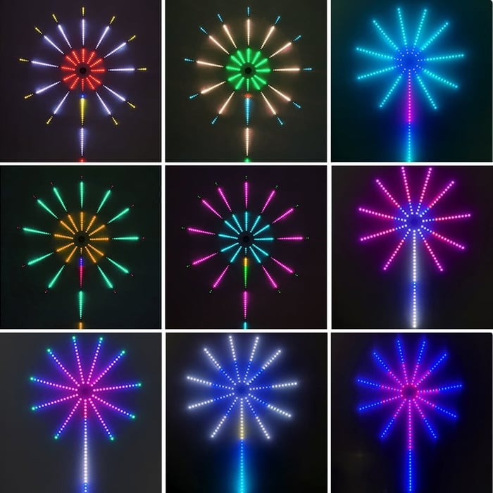 Exploding Star LED String Lights