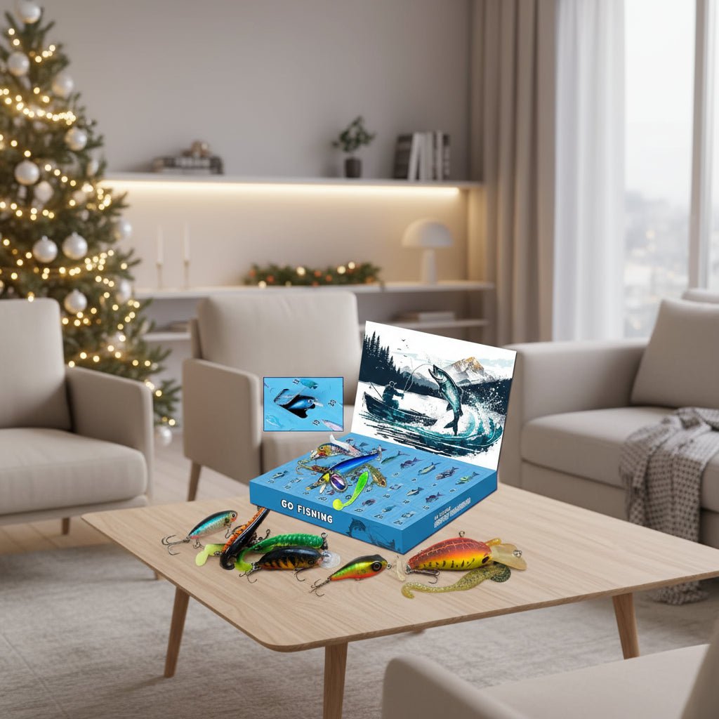 FISHMAS – 24-Day Christmas 2025 Countdown Fishing Tackle Calendar