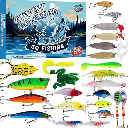 FISHMAS – 24-Day Christmas 2025 Countdown Fishing Tackle Calendar