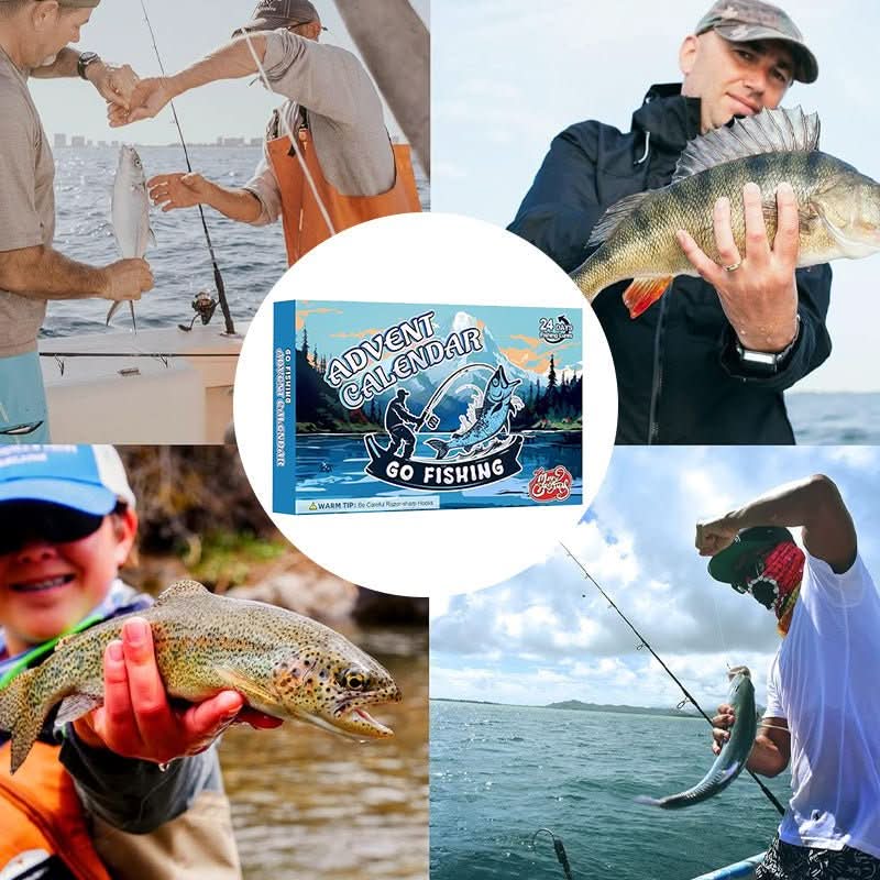 FISHMAS – 24-Day Christmas 2025 Countdown Fishing Tackle Calendar