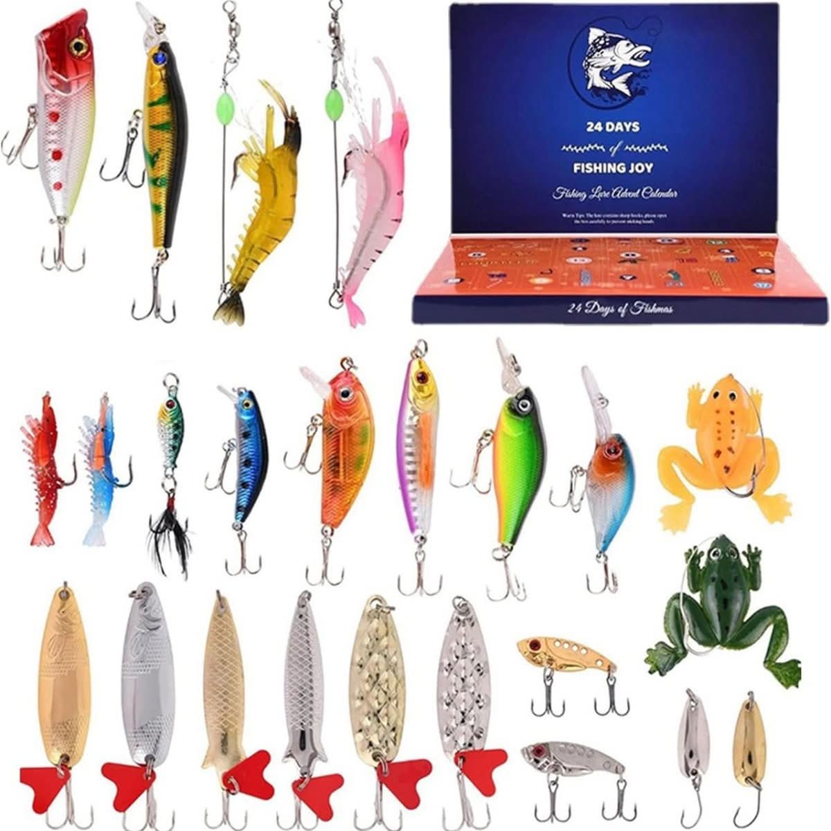 FISHMAS – 24-Day Christmas 2025 Countdown Fishing Tackle Calendar