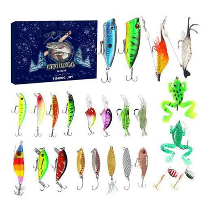 FISHMAS – 24-Day Christmas 2025 Countdown Fishing Tackle Calendar