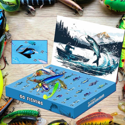FISHMAS – 24-Day Christmas 2025 Countdown Fishing Tackle Calendar