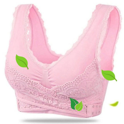 Posture-Correcting Lace Trim Comfort Bra