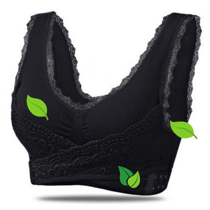 Posture-Correcting Lace Trim Comfort Bra