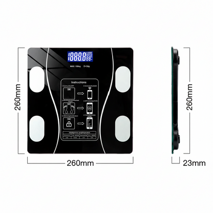 FITSCALE – Smart Body Analysis Scale with App Connectivity
