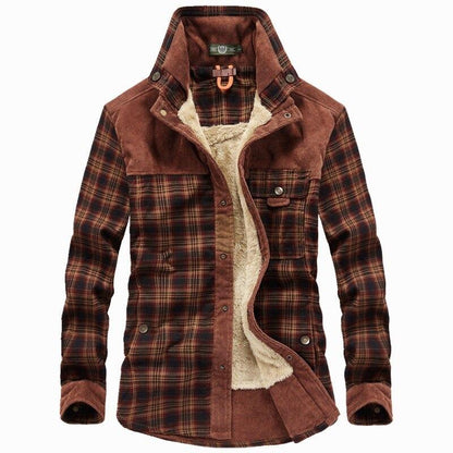 Flannel Checkered Winter Jacket
