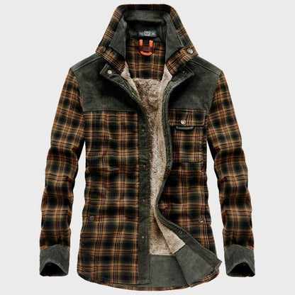 Flannel Checkered Winter Jacket