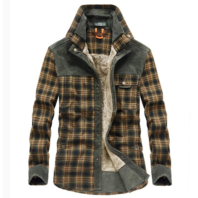 Flannel Checkered Winter Jacket