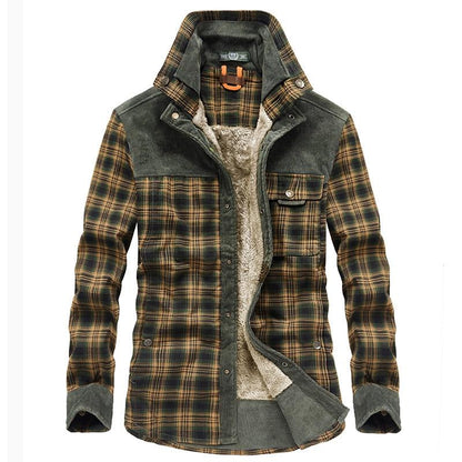 Flannel Checkered Winter Jacket