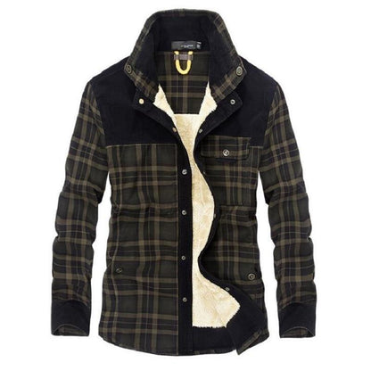 Flannel Checkered Winter Jacket