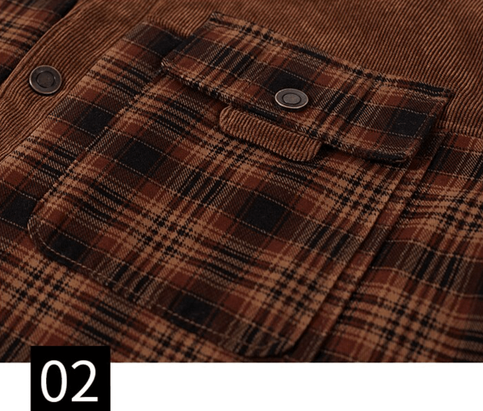 Flannel Checkered Winter Jacket