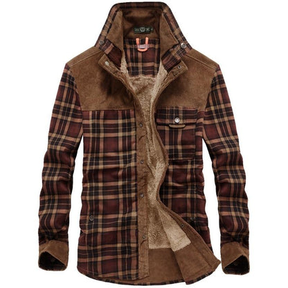 Flannel Checkered Winter Jacket