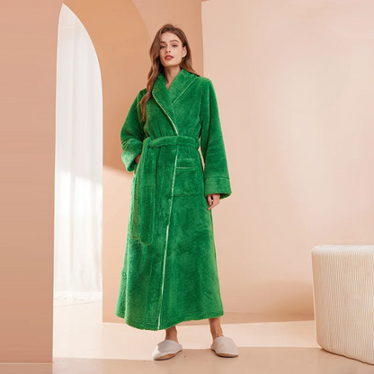 Winter Flannel Robe for Cozy Comfort