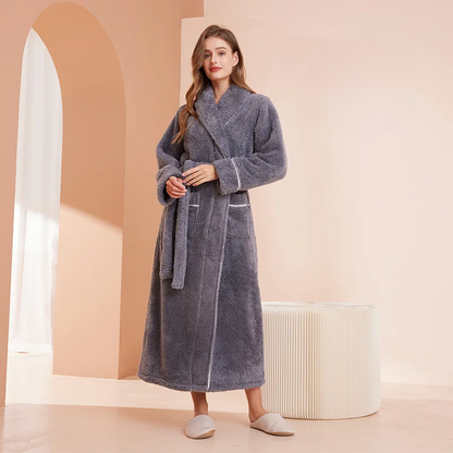 Winter Flannel Robe for Cozy Comfort