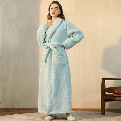 Winter Flannel Robe for Cozy Comfort