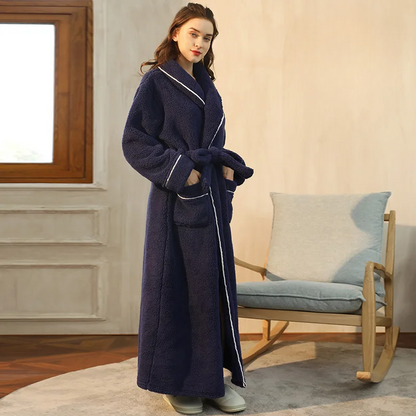 Winter Flannel Robe for Cozy Comfort