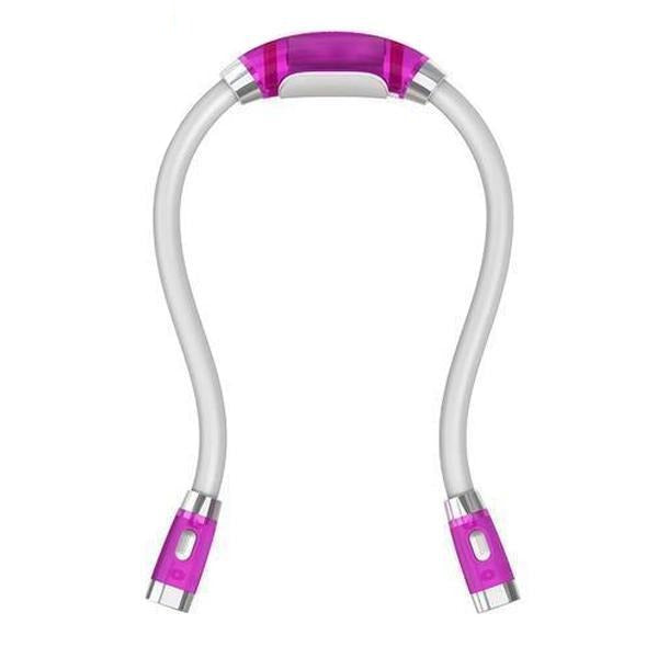Flexible Hands-Free Knitting and Crocheting Lamp – LED Neck Lamp for Crafts and Reading