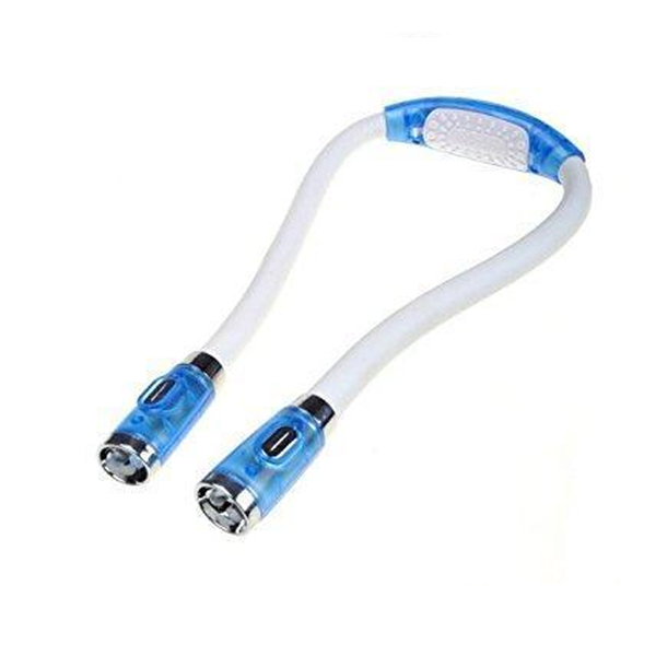 Flexible Hands-Free Knitting and Crocheting Lamp – LED Neck Lamp for Crafts and Reading