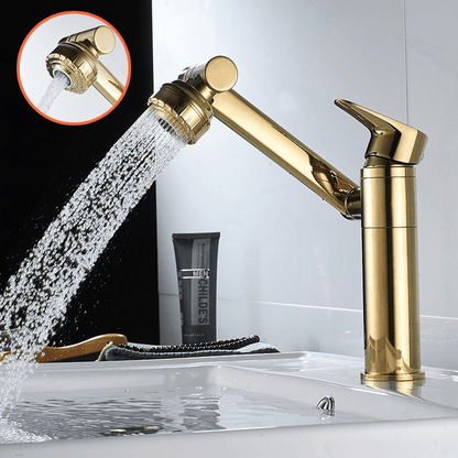 FLEXISPOUT - 360° Swiveling Faucet Extension with Sprayer
