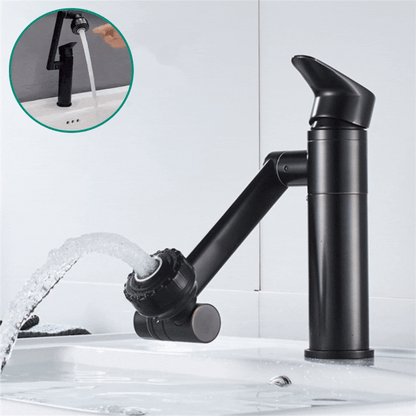 FLEXISPOUT - 360° Swiveling Faucet Extension with Sprayer