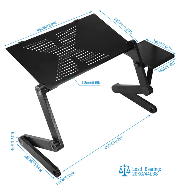 Adjustable 360 Laptop Stand for Comfortable Work